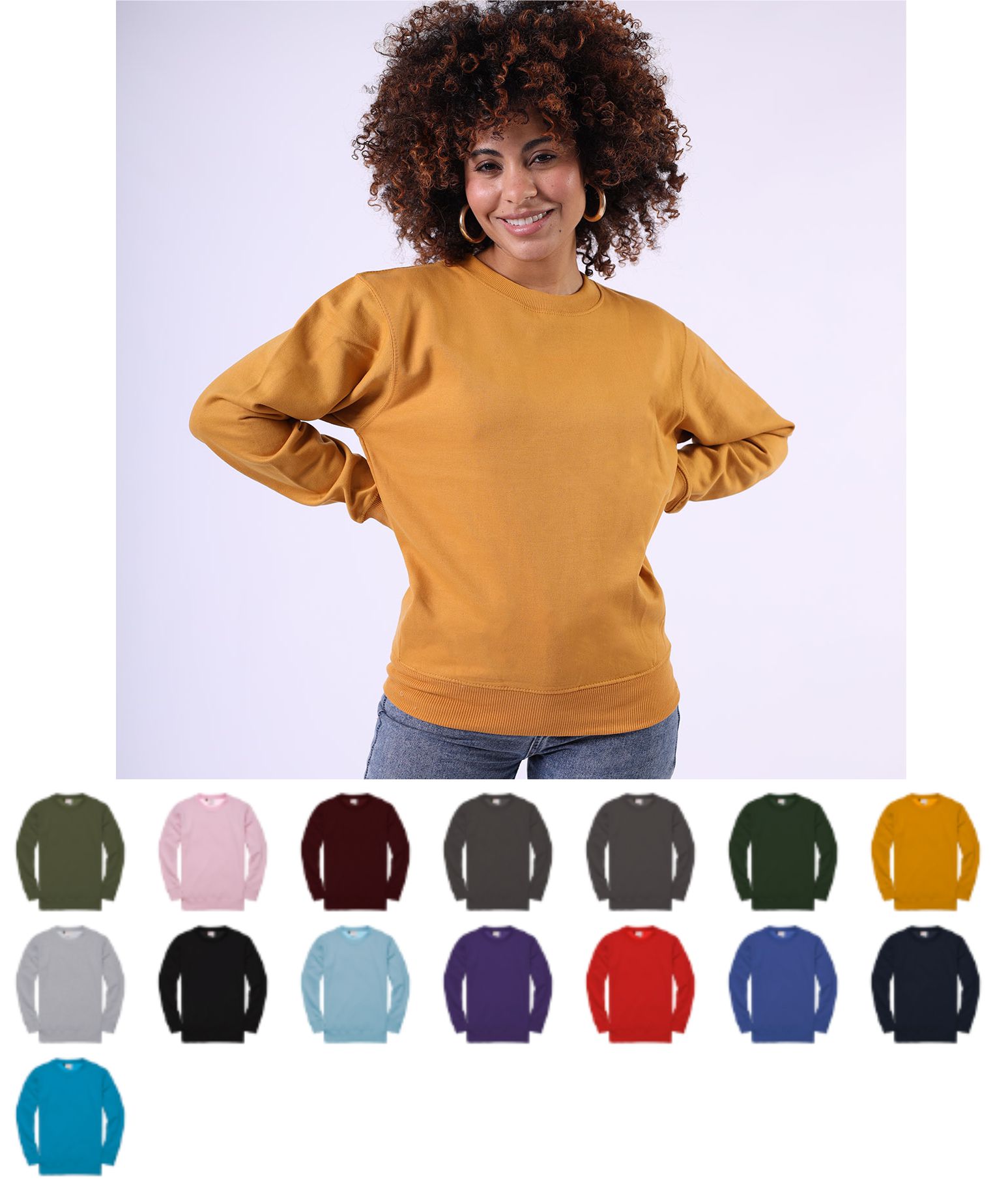 Cotton Ridge CR03 Comfort Cut Sweatshirt  Cotton Ridge CR03 Comfort Cut Sweatshirt